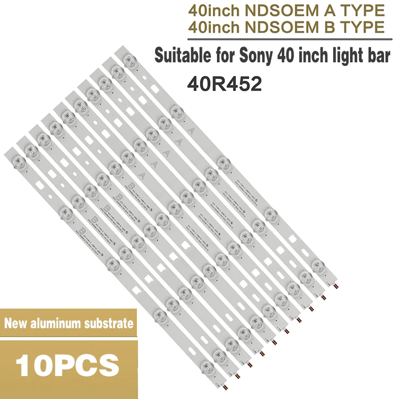 

Sony 40 Inch 10 LED Backlight Strip Is Suitable For 40R452 Strip NDSOEM A TYPE REV0.1 NDSOEM B TYPE REV0.1