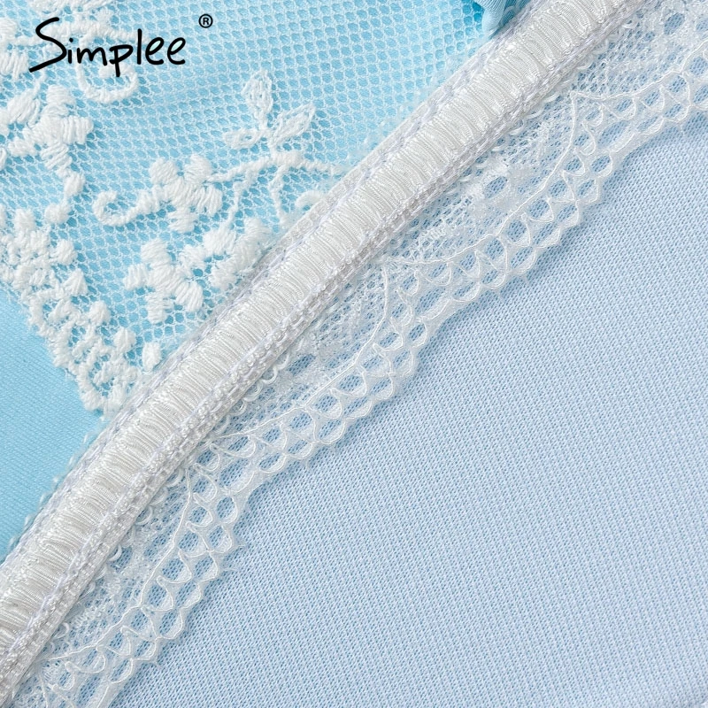 Женский привлекательный купальник Simplee кружевное бикини купальный костюм на