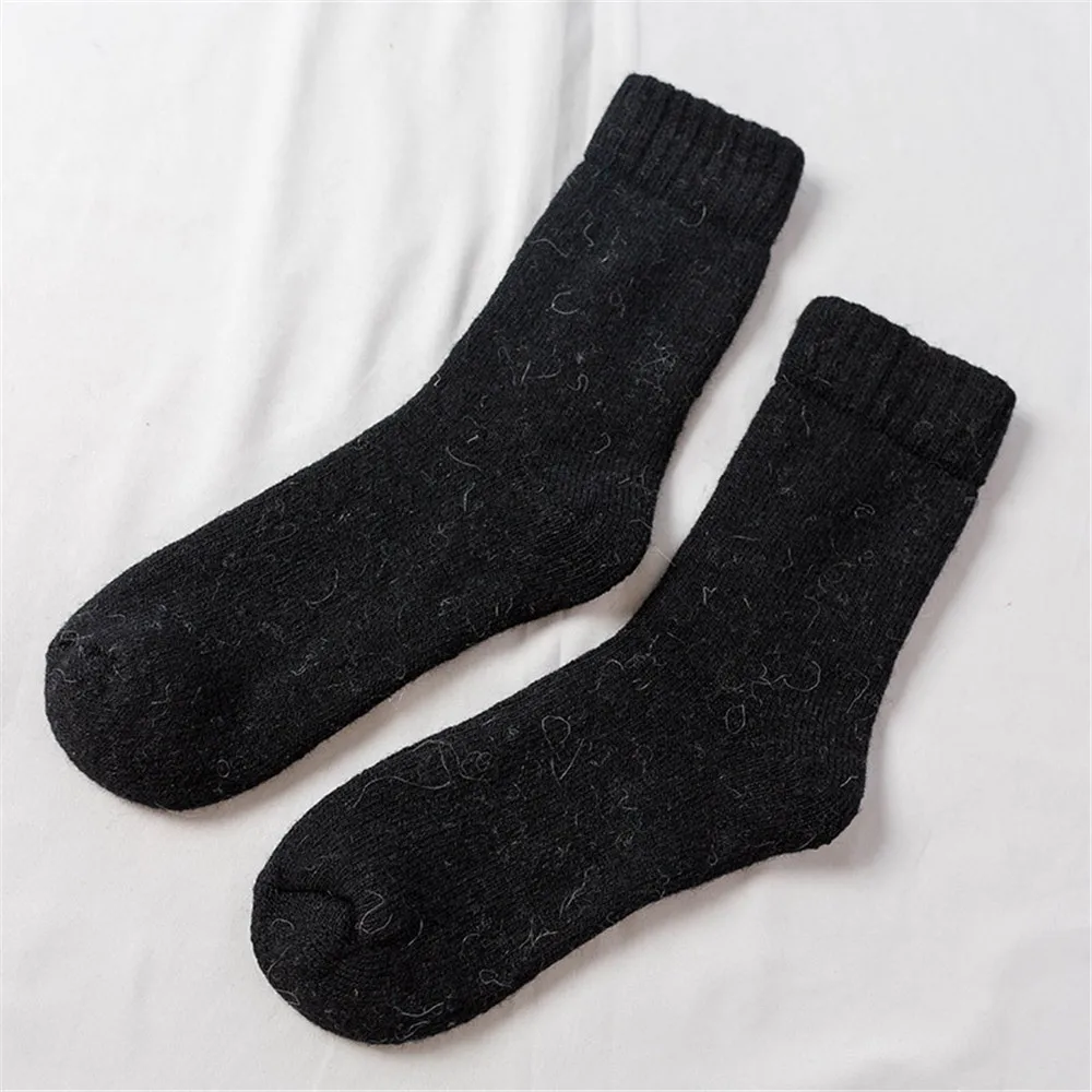 

Winter Wool Thickening Warm Socks Women Pure Solid Color Thermal Sock Ultra Thick Female Meias Socks Women Christmas gifts