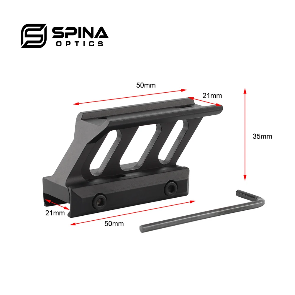 Тактический Mil spec T1 Red Dot Mount Raise Scope Sight Adapter для охоты страйкбола / T 1 T2 2 /TR02
