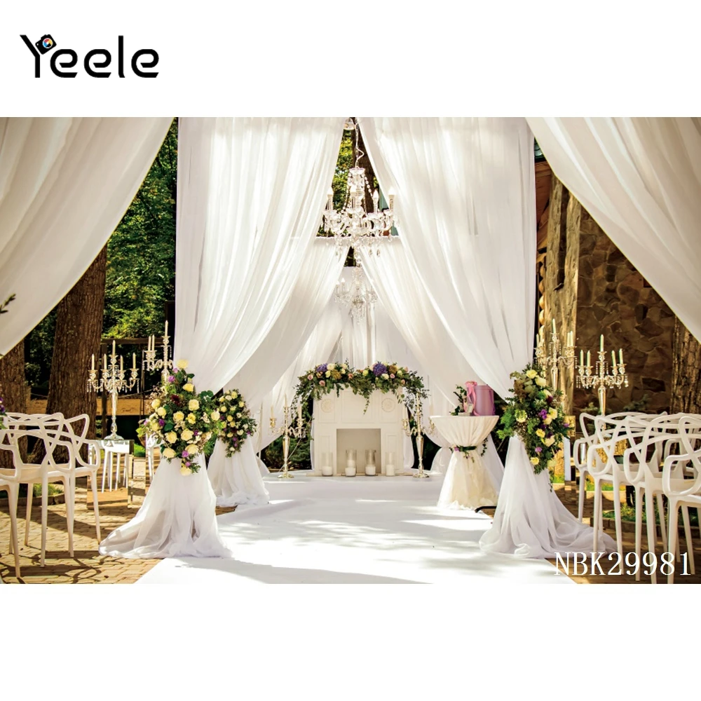 Yeele светильник занавески с цветами свадебный портрет украшение фотографии фоны