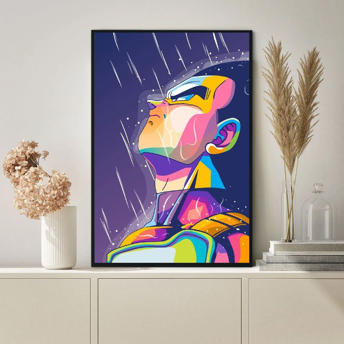 

Постер Vegeta в стиле поп-арт и аниме, современный настенный постер на холсте, рандомная картина для гостиной, украшение для дома