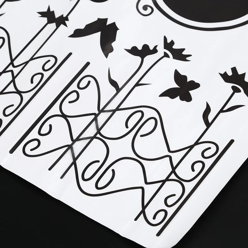 Новые Съемные Виниловые настенные наклейки уличные фонари и железный забор