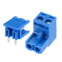 uxcell pcb mount screw terminal block 5 08mm pitch 2 pin 15a plug in for electrical instruments 20set
