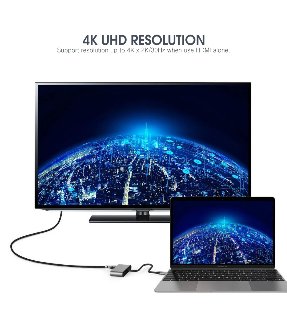 Вотон usb type C концентратор к USB 3,0 HDMI USB концентратор для MacBook Pro Air huawei P30 Samsungs S10 S9 3 порта VGA type C концентратор