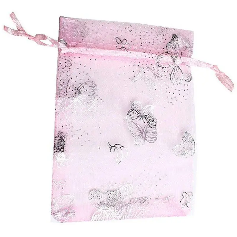 Подарочные сумки из органзы 100 шт. подарочные сумочки для конфет и шоколада