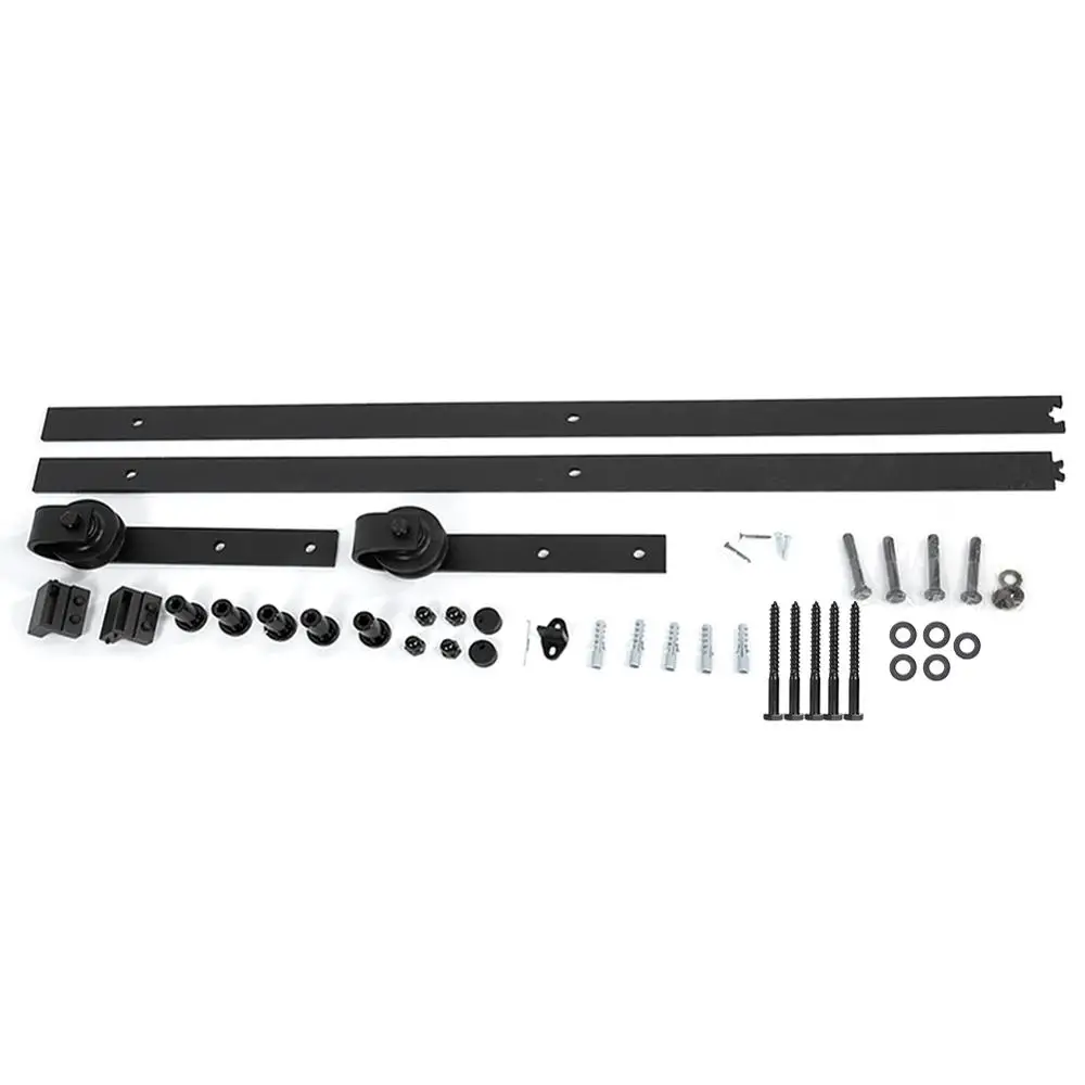 200 см раздвижные двери сарая подвесные рельсы деревянные фурнитура стальная