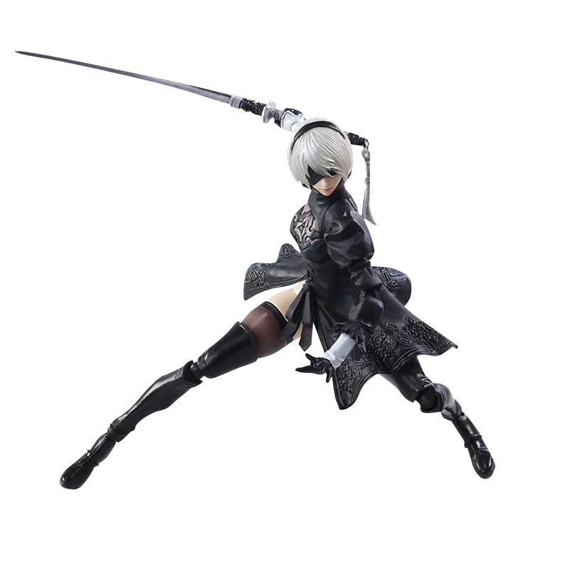 Игровой квадрат Enix NieR Automata YoRHa Bring Arts 2B машина Lifeform ПВХ экшн-фигурка Kaine Nier