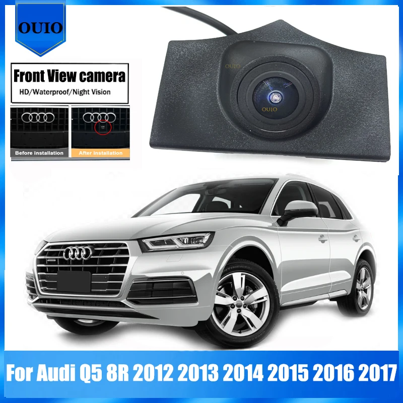 

HD Car Front View camera | for Audi Q5 8R 2012 2013 2014 2015 2016 2017 Parking LOGO Camera Night Vision Camera