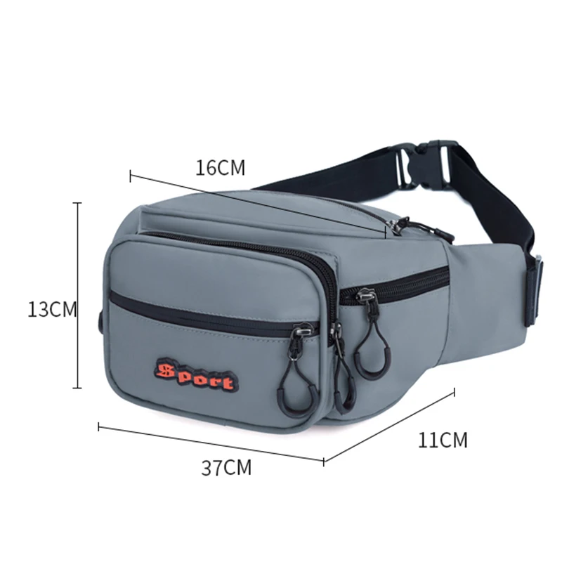 

Woman Men's Nylon Waist Bags Fanny Pack Boy Drop Leg Bags Hip Bum Belt Bag Travel Riding Motorcycle Crossbody Purse Pouch