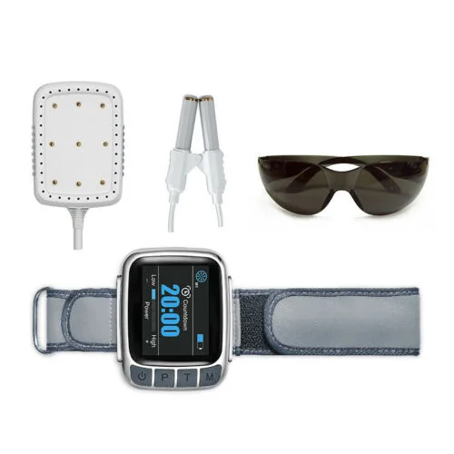 808nm Diode Laser Therapy Watch LLLT For Diabetes Rhinitis Cholesterol Hypertension Cerebral Thrombosis Physiotherapy Pain Relie | Красота и