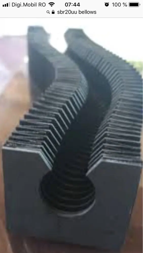 

Customize dust cover round bellows Accordion bellow protective cover fit the SBR20UU linear bearing