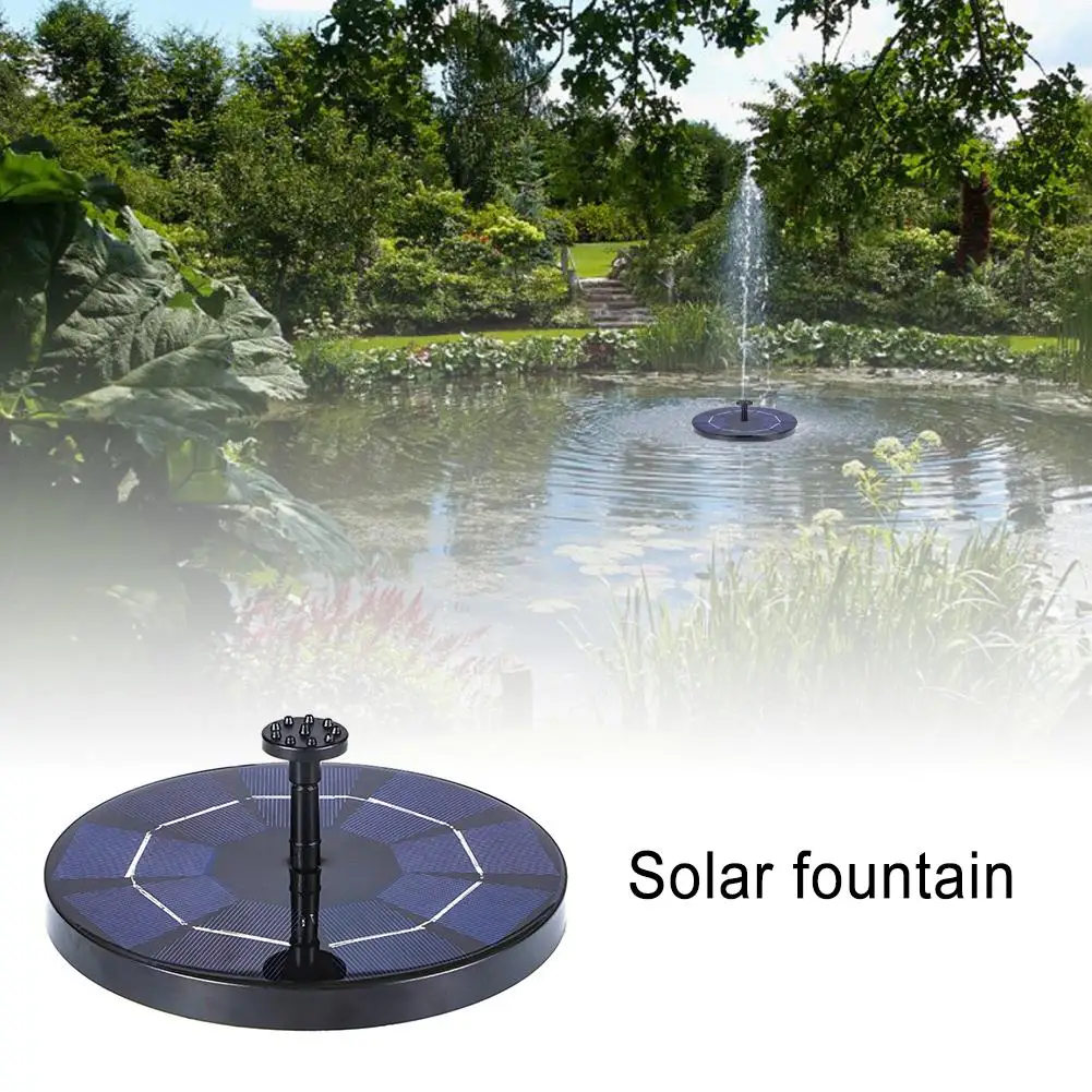 

3W Solar Fountain Watering Kit LED Solar Water Pump Submersible Waterfall Floating Solar Panel Water Fountain For Garden