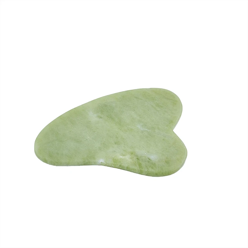 

Тарелка Для Массажа Гуаша, натуральный зеленый нефрит, пластина для Массажа Гуаша, меридиан, инструменты для массажа рук