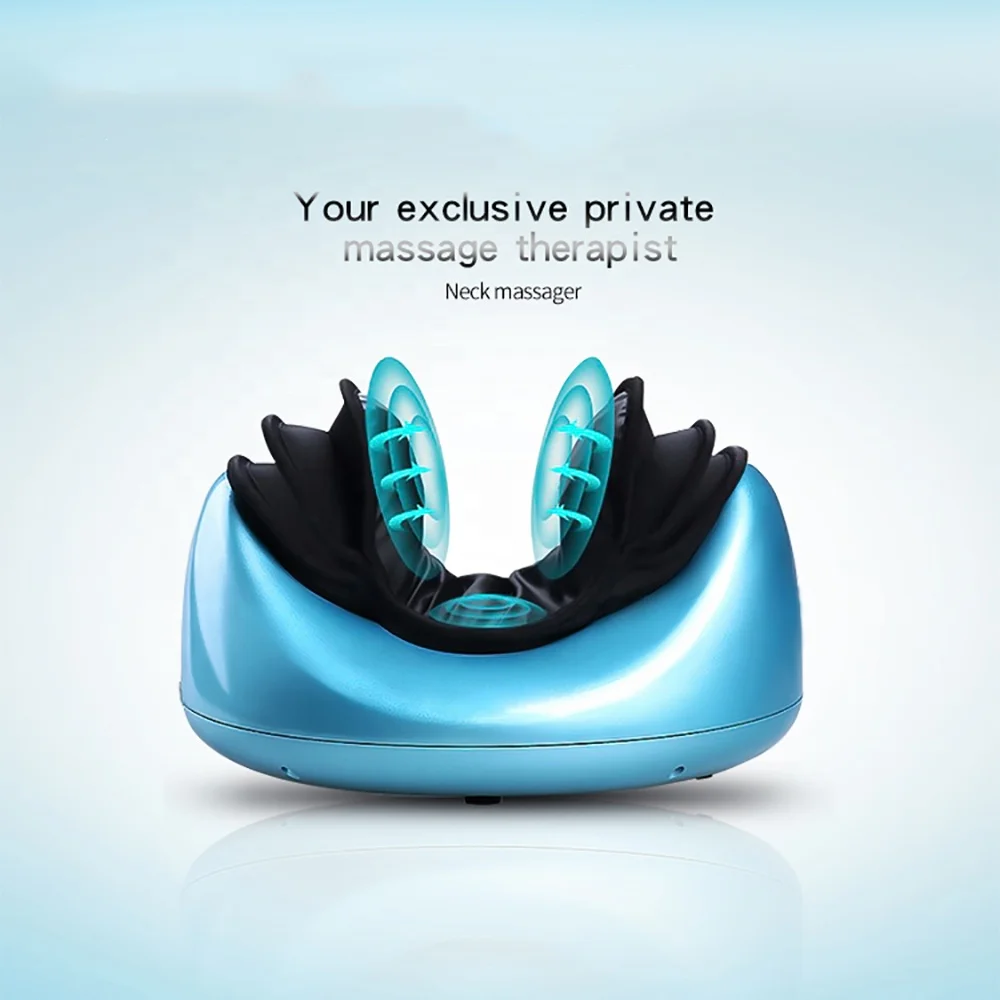 

Portable Electric Persnoal Shiatsu Pressure Activated Vibration Neck Slimmer Pillow Massage Machine With Heat
