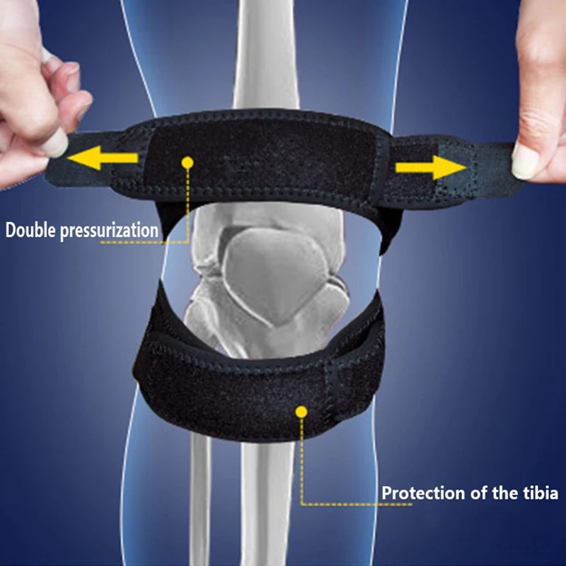 Спортивная подушка для защиты колена впитывающая пот дышащая компрессионная