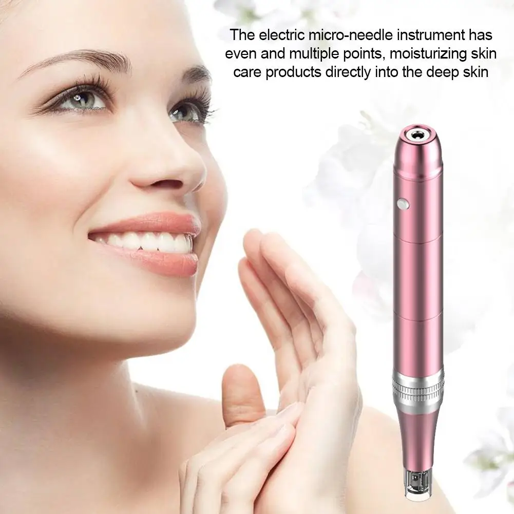 

Electric Derma Devices with 12-pin Screw-tip Needles Remove Facial Derma Gun Scar Micro Needling Dr Facial Beauty Apparatus