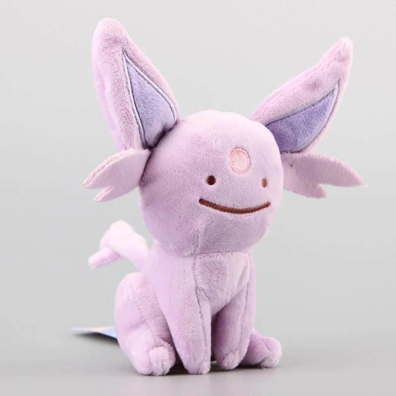 Новые фиолетовые Дитто, косплей Espeon из анимационного сериала "мягкие куклы Симпатичные Espeon из анимационного сериала" Плюшевые игрушки для детей подарок " 18 см игрушки для детей