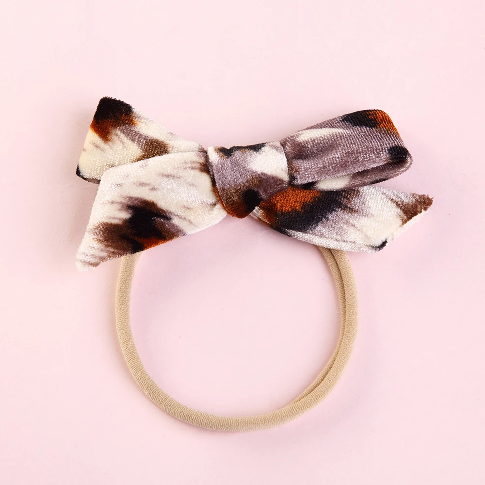 Diadema el&aacute;stica de leopardo para beb&eacute;, para ni&ntilde;a turbante, accesorios para el cabello para ni&ntilde;a-5