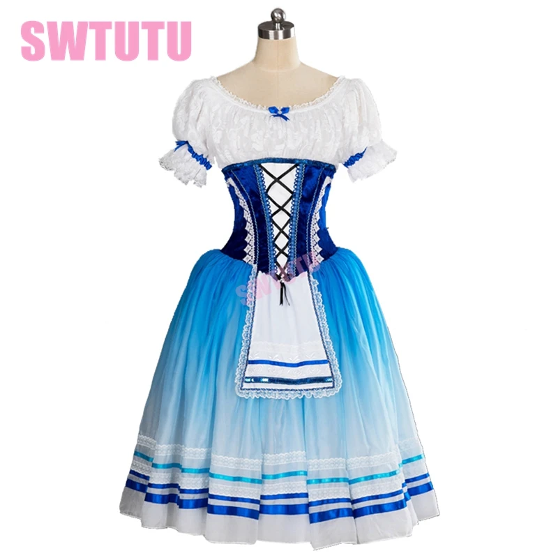 2017 новое поступление! Высокое качество голубая романтическая балетная пачка для