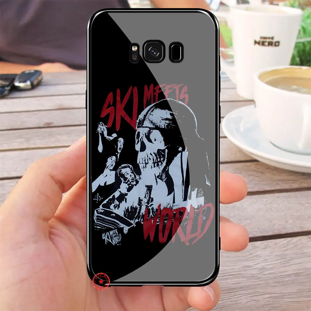 L58 Лыжная маска спад God закаленное Стекло чехол для samsung Galaxy A70 A60 A50 A40 A30 A20 A10 S8 S9 S10