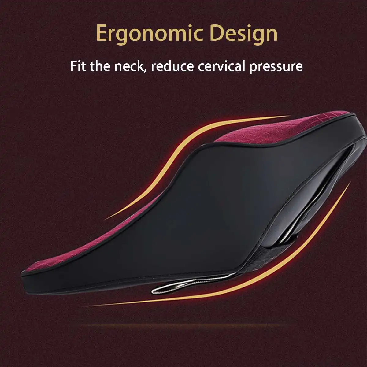 3D Memory Foam Car Neck Pillow Head Rest Soft Breathable Seat Headrest Pad Neck Rest Seat Headrest Accessories Massage Cushion