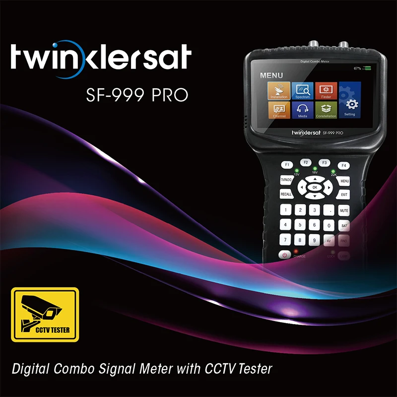 Twinker SF 999PRO Satfinder для спутникового приемника/DVB T2/DVB C спутниковый искатель