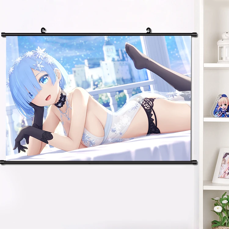 Аниме Re:zero kara hajimeru isekai seikatsu ОЗУ Emilia Косплэй наклейки на стену панно настенные