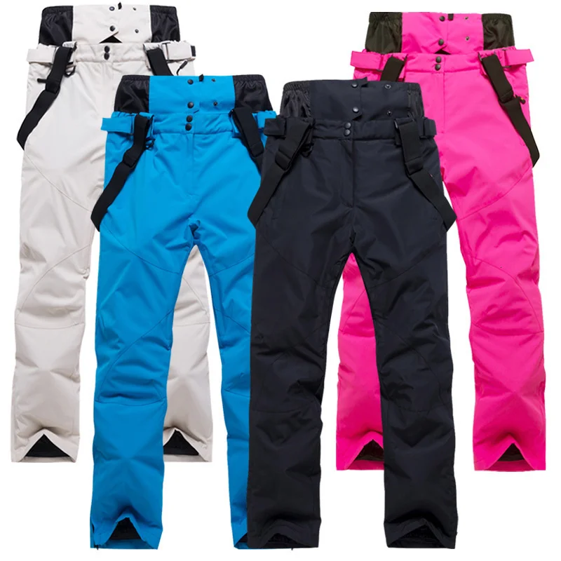 

New Ski Winter Pantalones Snowboard Windproof Mountaineering Snow Pants For Men And Women Outdoor Waterproof Warm SnowPants