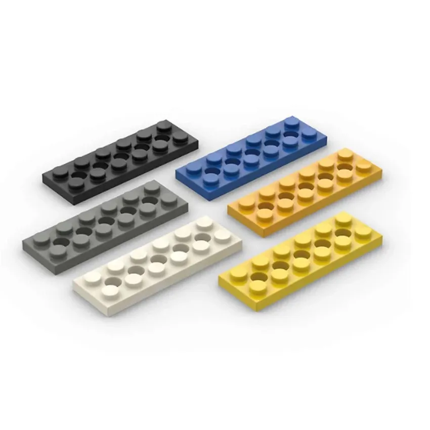 

Building Block 32001 Plate 2x6 with Holes Small particle MOC Assembly Brick Parts low Plate 25pcs/lot