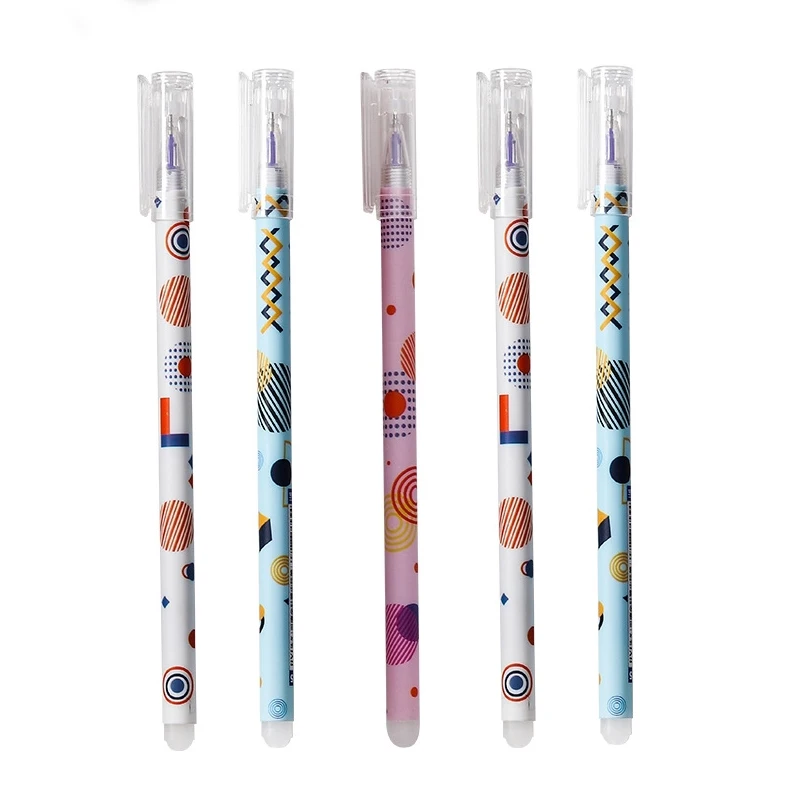 5 шт./компл. 0 мм милые черные голубые чернила кавайная стираемая ручка волшебная