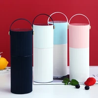 320ml vacuum thermos thermal flask officetravel water bottles glass liner creative gift women drinking cup with maze lid