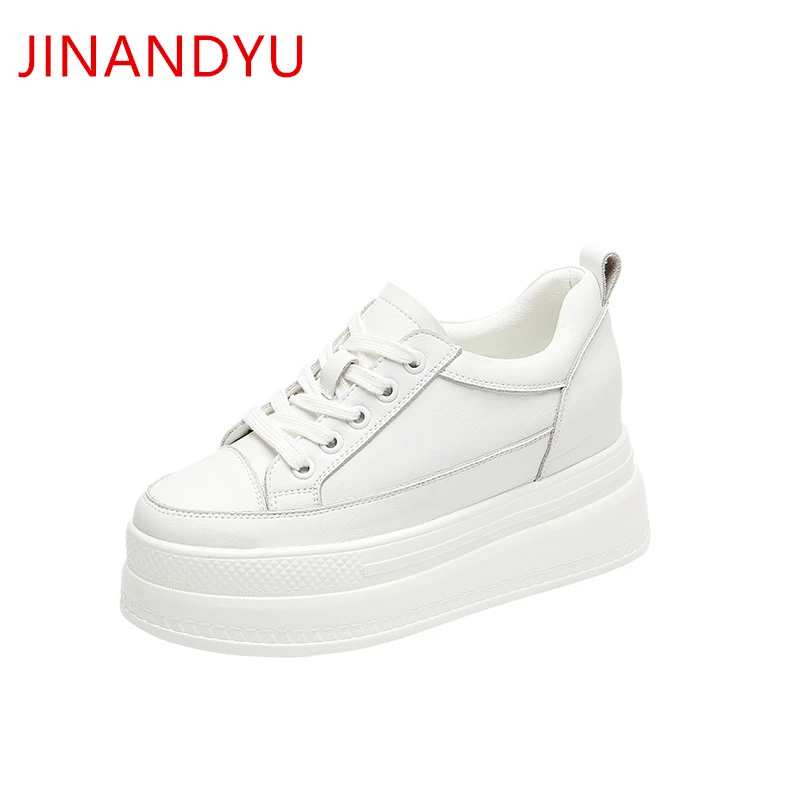 

Woman Shoes Leather Real Wedge Sneakers Platform Casual Shoes Women High Quality Shoes Trendy Sneakers Fashion Women High Heels