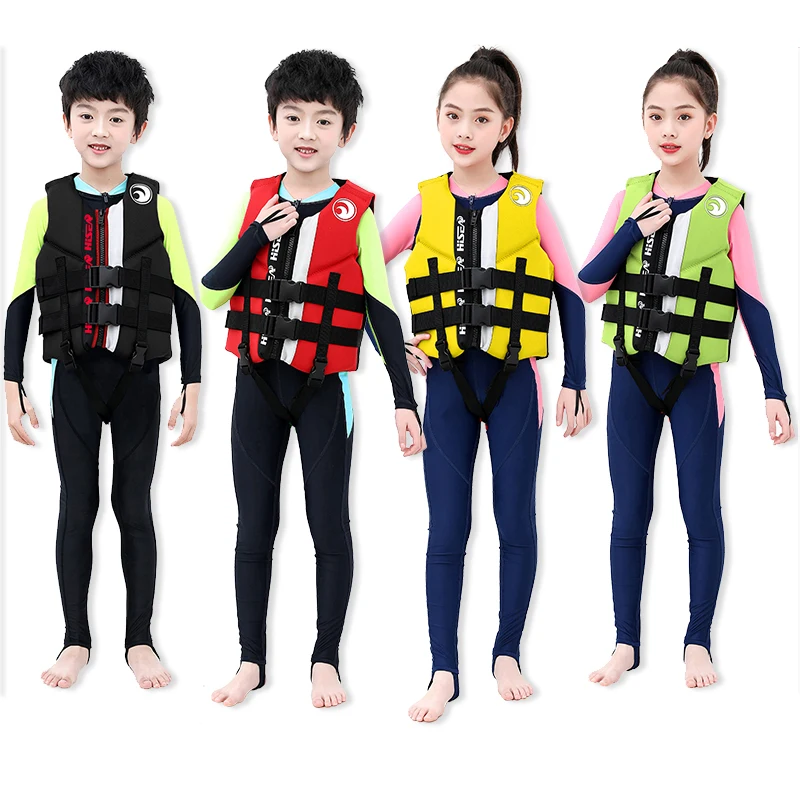HISEA life jacket professional children's high buoyancy vest for drifting boats sea fishing swimming snorkeling and airship | Спорт и