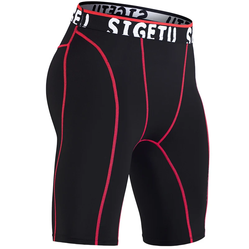 

High Elastic GYM Shorts Men 2020 Dry Fit Running Shorts Football Phone Pocket Design Fitness Sport Shorts Workout Short Leggings