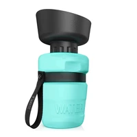 portable pet dog water bottle foldable squeeze type pet puppy feeder bowl outdoor travel dog feed bowl drinking water dispenser