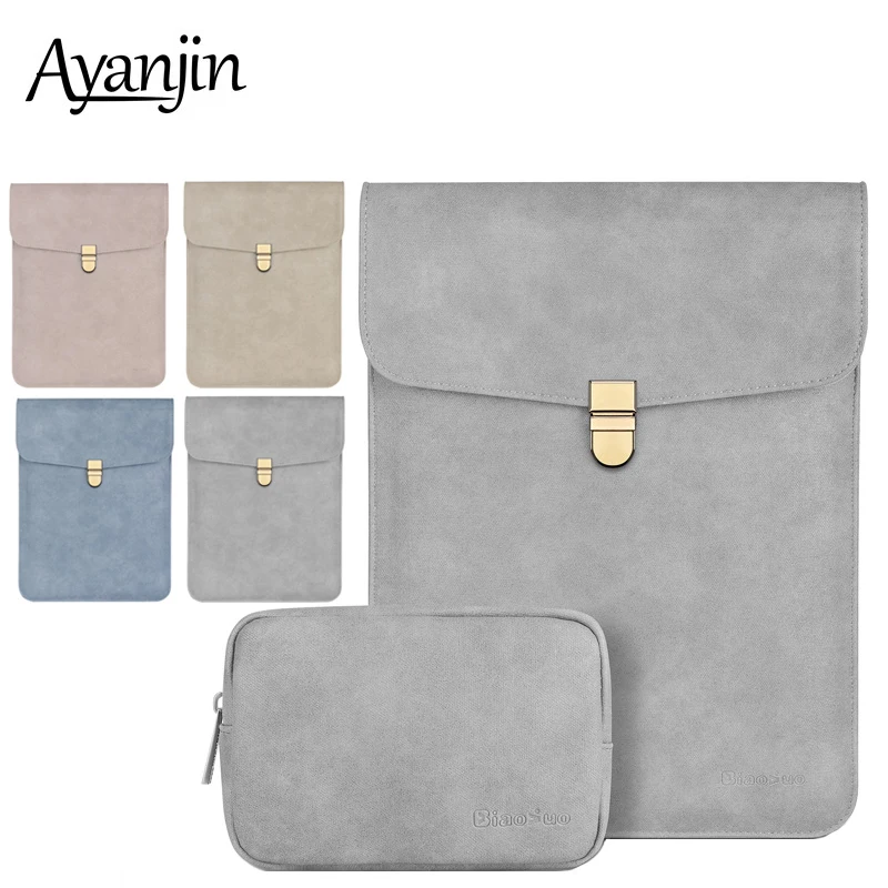 Водонепроницаемая матовая сумка из искусственной кожи для ноутбука 15 6 14 Macbook Air 13