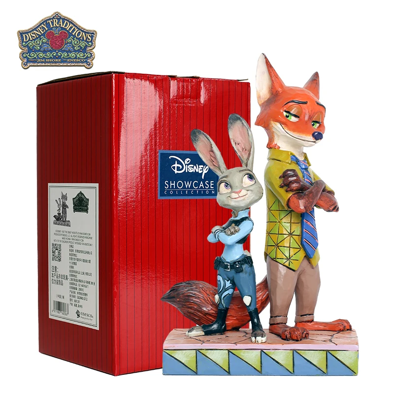 

Disney Showcase Collection Zootopia Judy Nick Figure Rabbit And Fox Models Toys
