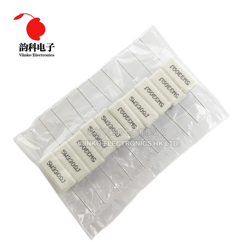 10pcs 5W 5% Cement Resistor Power Resistance 620R 680R 750R 820R 910R 620 680 750 820 910 1K 1.2K 1.5K 1.8K 2K 2.2K 2.4K ohm | Электронные