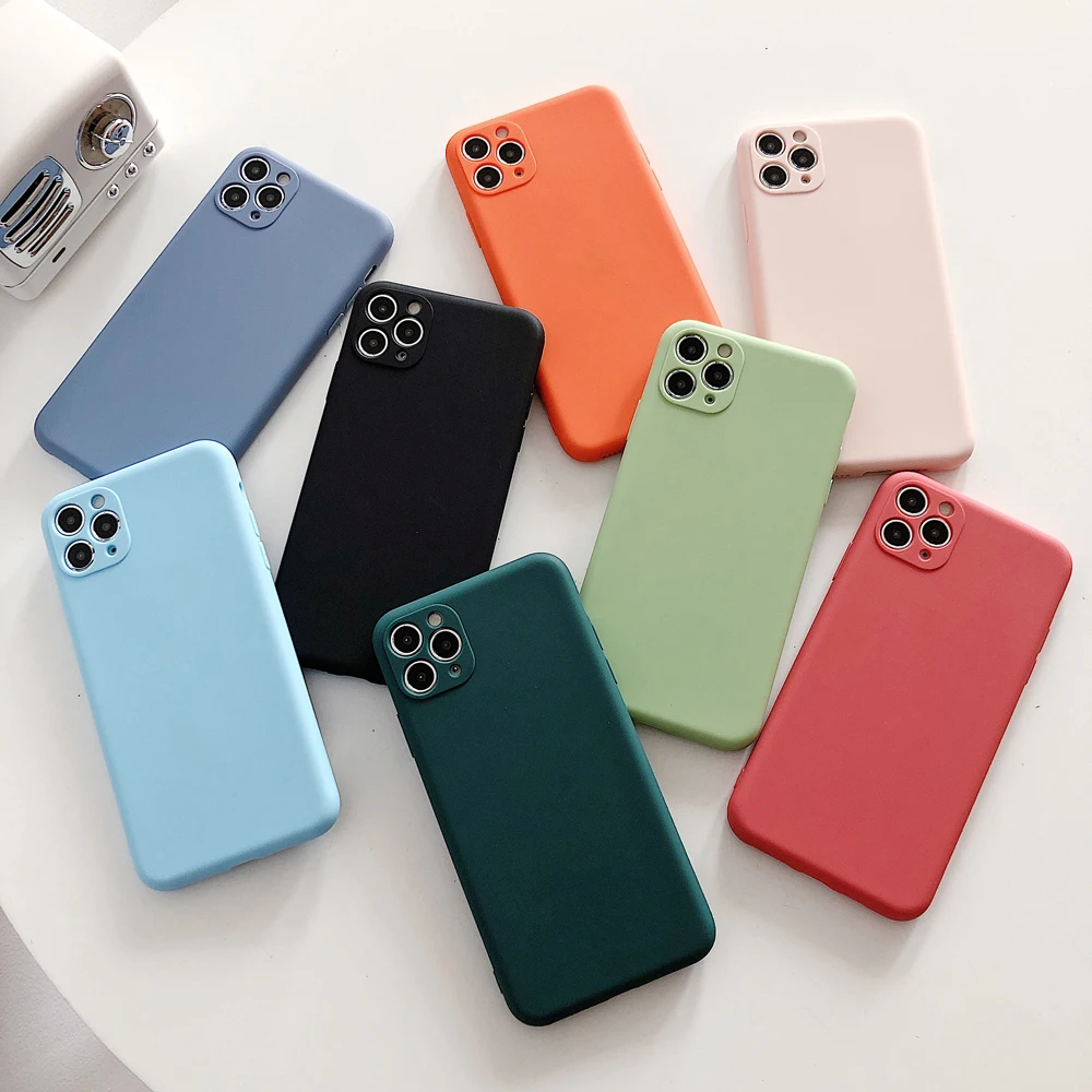 Чехол для телефона iPhone SE2 SE 2020 2 11 Pro Max 7 8 6 6S Plus мягкий прозрачный силиконовый чехол