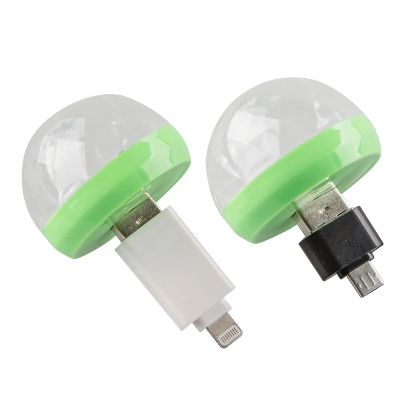 Музыка изменение цвета мини USB LED свет портативный сценический для свадебной