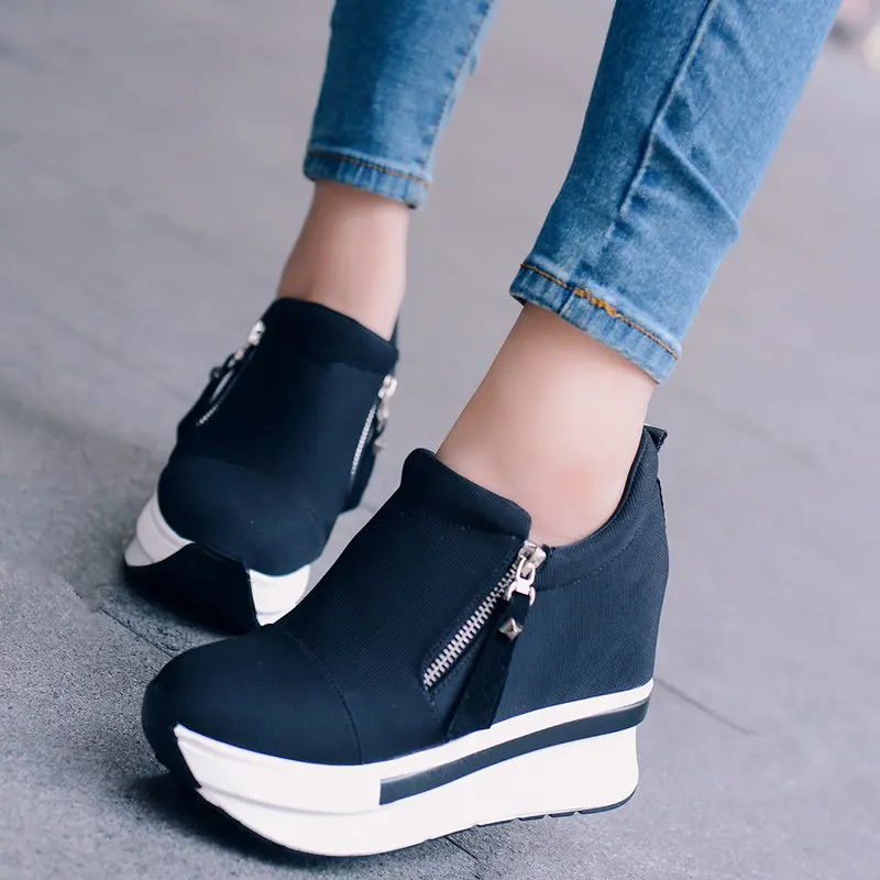 

2021 spring and autumn women shoes casual shoes comfortable platform women shoes high heels enhanced shoe women vulcanized shoes