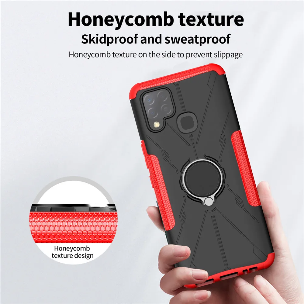 for infinix hot 10s 11 11s luxury ring back cover stand armor shockproof case for infinix hot 10s nfc hot 10t 10 s phone case free global shipping