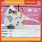 Детская трехслойная маска Disney 10-50 шт.пакет 3d с Микки Маусом, Пыленепроницаемая и дышащая, в том числе расплавленная ткань, искусственная кожа