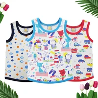 2021 baby boys summer sleeveless tops children girls pure cotton soft vest o neck toddler shirt