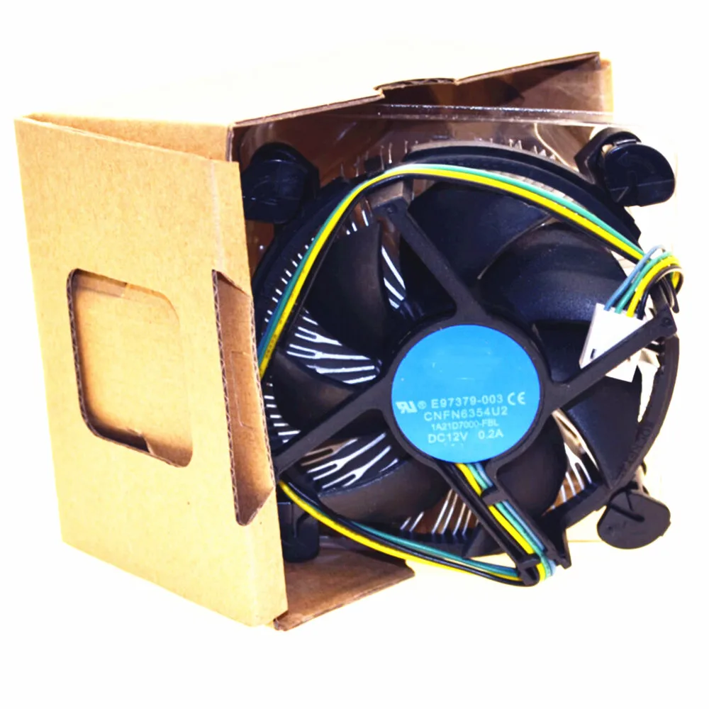 Новый Кулер для процессора Intel E97379-003 Core i3/i5 Socket 1150/1155/1156 4-контактный разъем