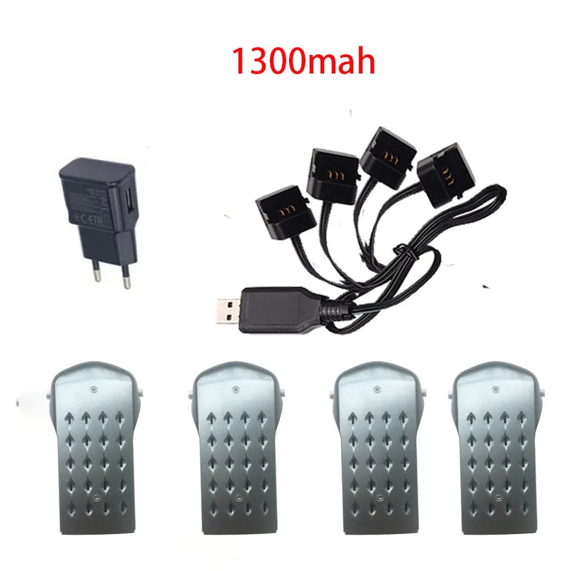 SYMA W1 7,6 V 1300 mAh/1800ma батарея бесщеточный Дрон gps Складная рукоятка FPV Дрон 1080P RC Квадрокоптер аксессуар кабель зарядное устройство - Цвет: Светло-серый