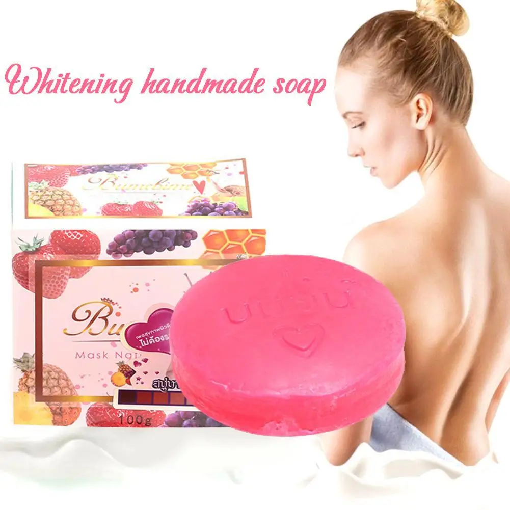 Handmade Clean Soap Pore Deep Cleansing whitening Acne Removal soap Treatment Pores Moisturizing Cleaner Pimple Soap U6V3