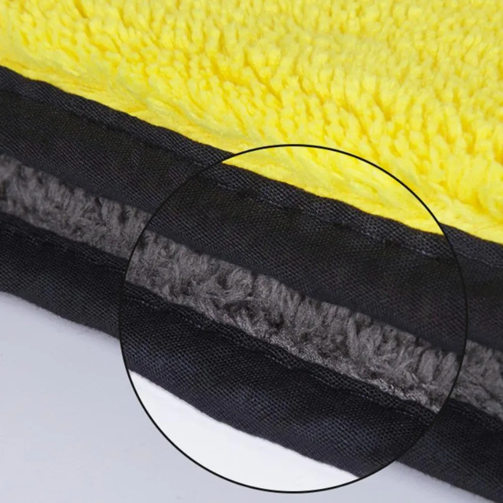 

5Pcs Car Wash Cloth Polyester Microfibre Super Absorbent Polishing Cleaning Towels Drying Auto Accessories