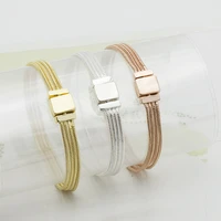 wholesale 2019new fashion wide bracelet quality reflexions women bracelet 3 color width watch belt gift have logo link chain